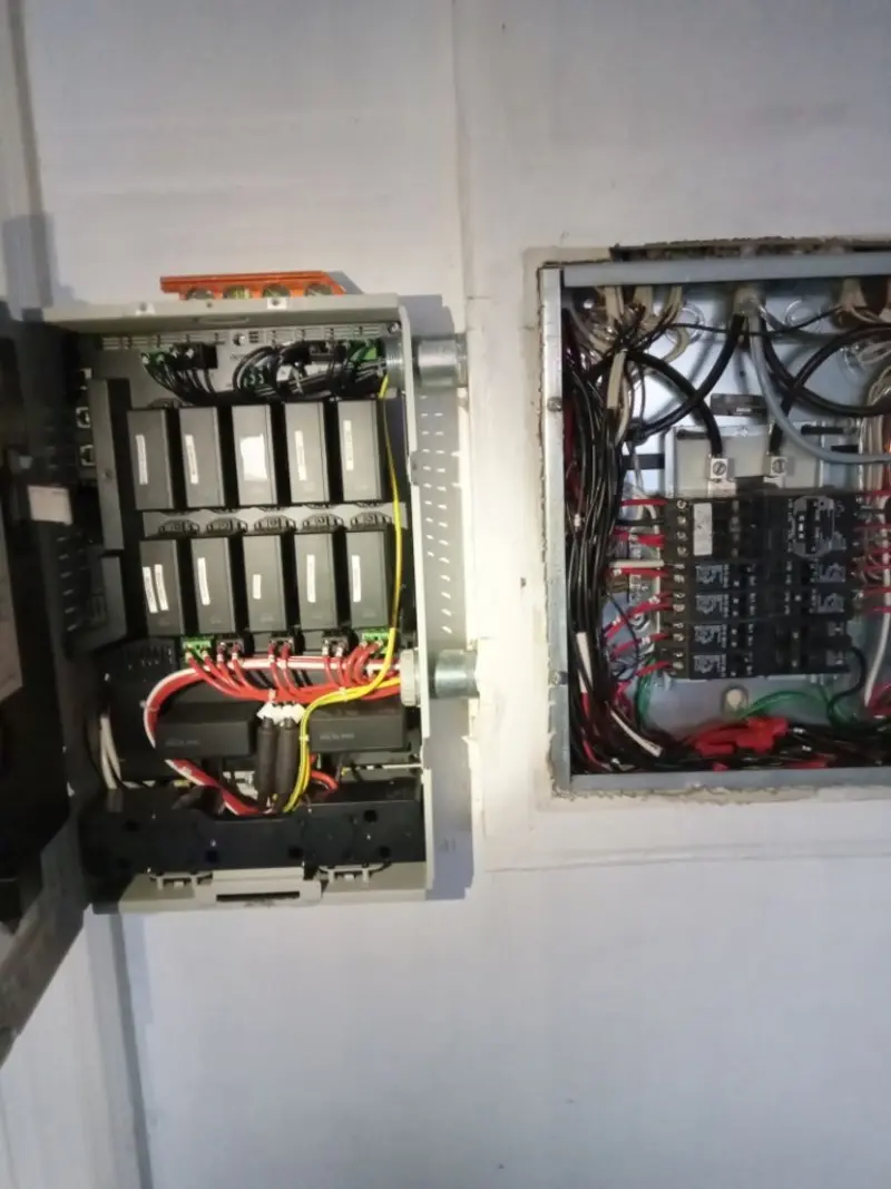 Electrical panel upgrade completed for Electrical Inspection in Wauna